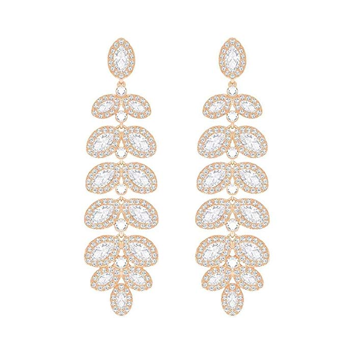 Swarovski Crystal Baron Rose Gold-Plated Earrings