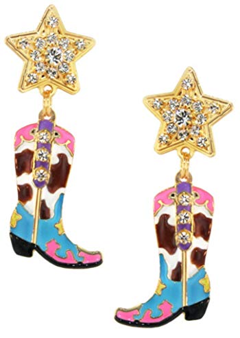 Lunch at The Ritz 2GO USA Cowgirl Snack Earrings Posts